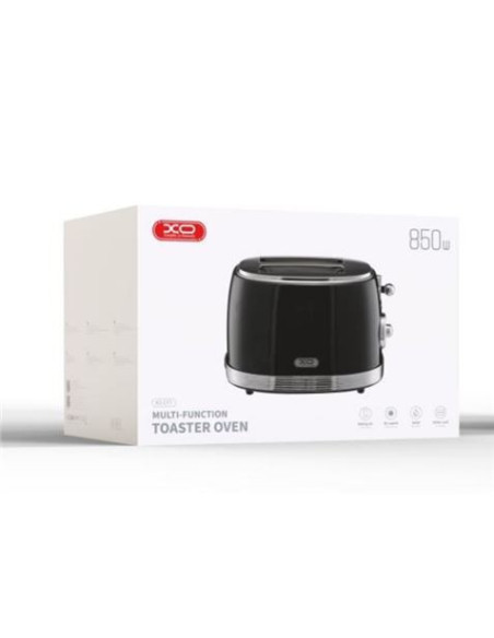TOSTADORA VINTAGE 850W NEGRO PLATA XOCF7 XO