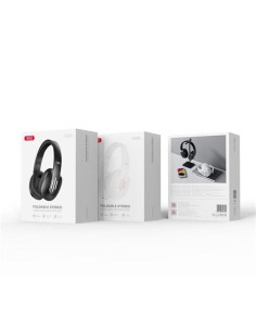 AURICULAR BLUETOOTH BE42 HASTA 30 HORAS DE MÚSICA NEGRO XO