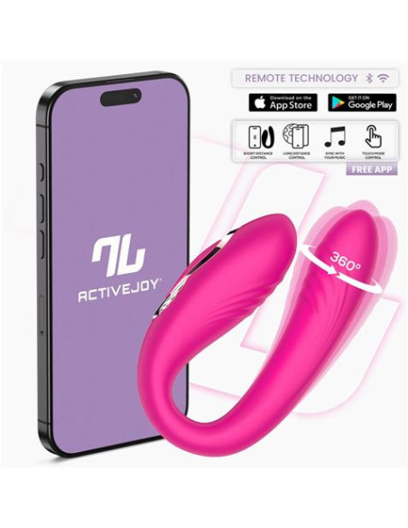 VIBRADOR PARA PAREJAS 360º ROSA COUTY INTOYOU