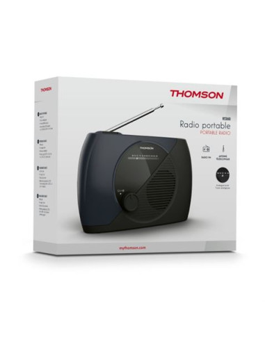 RADIO FM PORTATIL NEGRO RT350 THOMSON