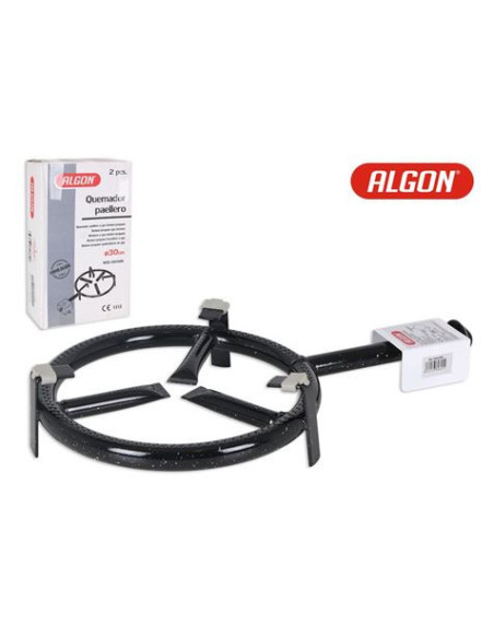 QUEMADOR DE ACERO 30CM PARA PAELLERO GAS ALGON