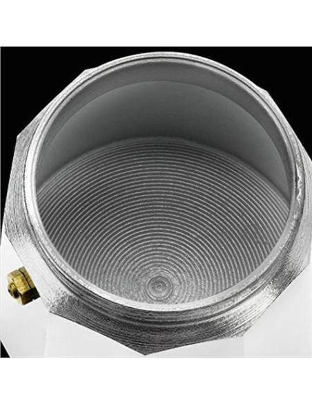 CAFETERA VITRO EXPRES 1 TAZA ALUMINIO ANTIADHERENTE CALDERIN SIN CANTOS