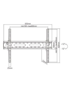 SOPORTE DE PARED TV LED LCD 37-86 CROMAD 2