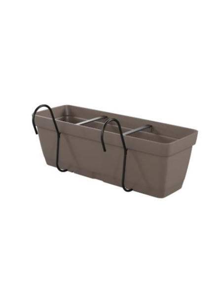 MACETA COLGANTE RECTANGULAR 50CM TORTORA FLYCURVED ARTPLAST