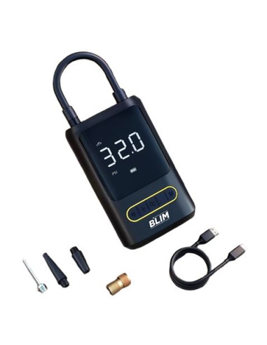 COMPRESOR DE AIRE PORTATIL 150PSI 80W + POWERBANK BLIM