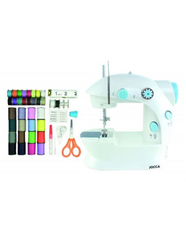 MINI MAQUINA DE COSER CON KIT COSTURA 6652 JOCCA