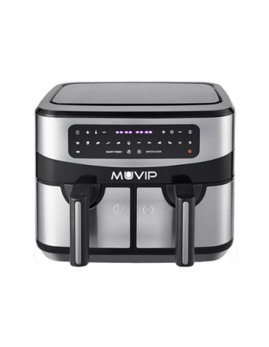 FREIDORA AIRE CALIENTE DOBLE 9 LITROS 2600W PANTALLA TACTIL MUVIP