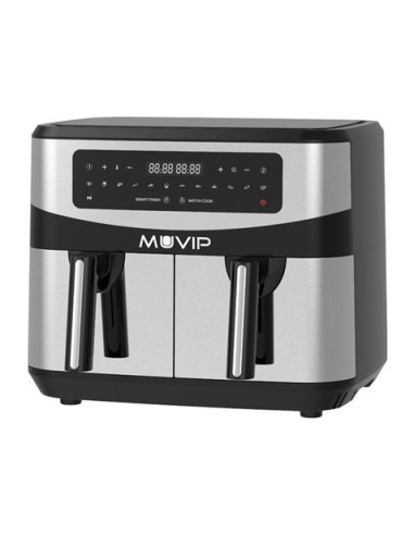FREIDORA AIRE CALIENTE DOBLE 9 LITROS 2600W PANTALLA TACTIL MUVIP