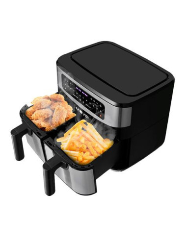 FREIDORA AIRE CALIENTE DOBLE 9 LITROS 2600W PANTALLA TACTIL MUVIP