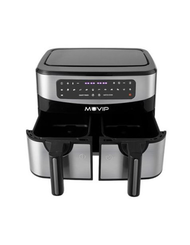 FREIDORA AIRE CALIENTE DOBLE 9 LITROS 2600W PANTALLA TACTIL MUVIP