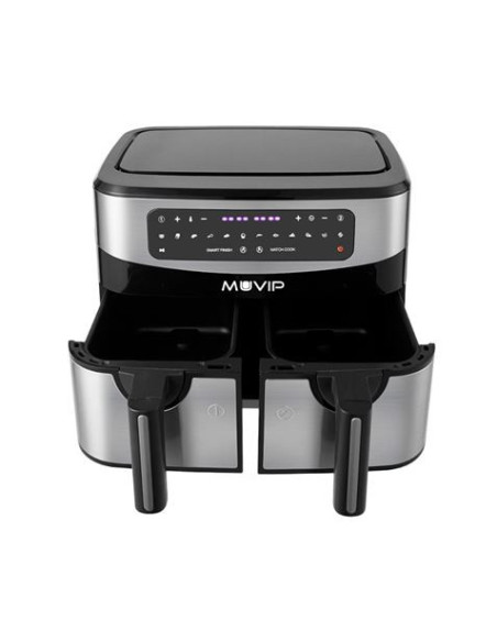 FREIDORA AIRE CALIENTE DOBLE 9 LITROS 2600W PANTALLA TACTIL MUVIP