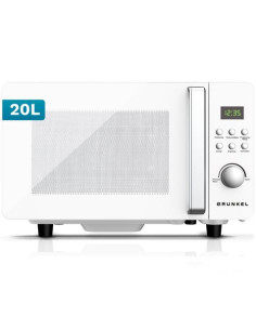 MICROONDAS SIN PLATO CON GRILL 20 LITROS 700W GRUNKEL