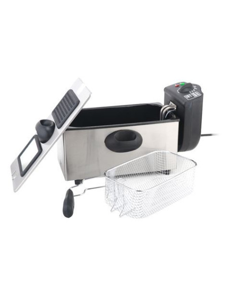 FREIDORA 3 LITROS INOXIDABLE 2000W DESMONTABLE MUVIP