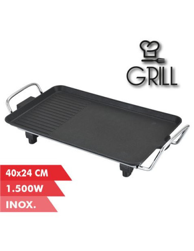 PLANCHA DE ASAR 40X24CM 1500W MUVIP