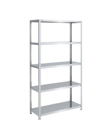 ESTANTERIA ACERO GALVANIZADO 5 BALDAS 90X30X180CM BLIM