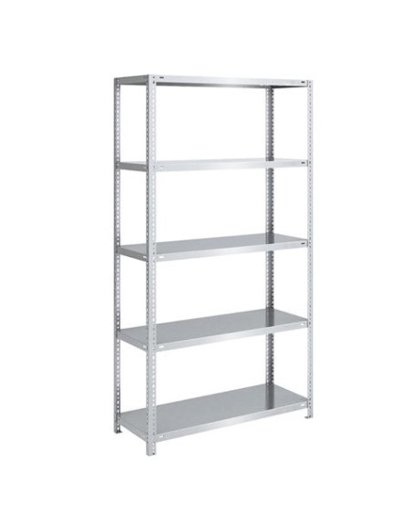 ESTANTERIA ACERO GALVANIZADO 5 BALDAS 90X30X180CM BLIM