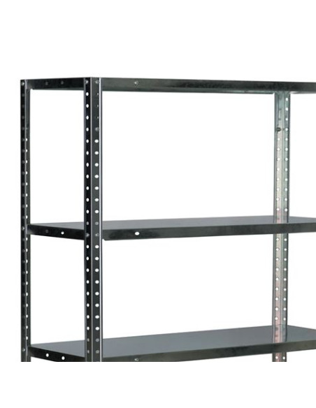 ESTANTERIA ACERO GALVANIZADO 5 BALDAS 90X30X180CM BLIM