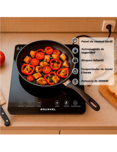 COCINA ELECTRICA 1 FUEGO 2000W GRUNKEL 2