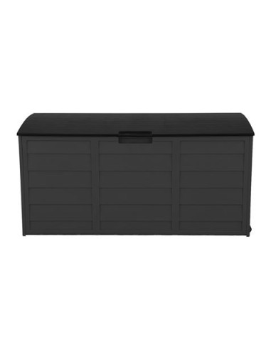 BAÚL RESINA 290 LITROS 112X49X54CM GRIS OSCURO SUNGARDEN