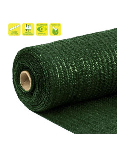 MALLA DE SOMBREO VERDE OSCURO 2X100 METROS SUNGARDEN