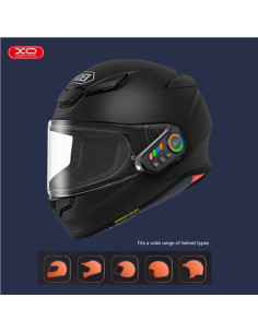 INTERCOMUNICADOR BLUETOOTH PARA CASCO CON RGB BE56 XO