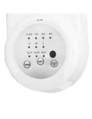 VENTILADOR DE PARED 45W 3 VELOCIDADES CON MANDO A DISTANCIA MUVIP