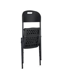 SILLA RESINA PLEGABLE PRO 44X53X83CM NEGRA SUNGARDEN 2