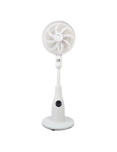 VENTILADOR NEBULIZADOR DESIGN PRO 80W CON MANDO Y LUZ LED MUVIP