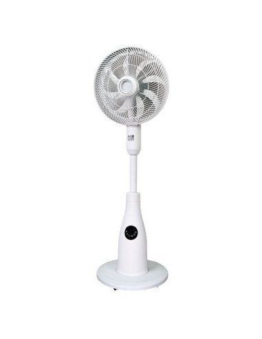 VENTILADOR NEBULIZADOR DESIGN PRO 80W CON MANDO Y LUZ LED MUVIP