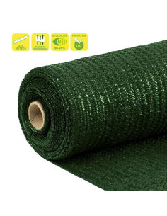 MALLA DE SOMBREO VERDE OSCURO 2X5 METROS SUNGARDEN