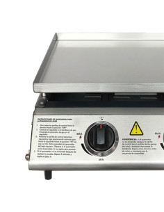 PLANCHA DE ASAR 2 FUEGOS INOXIDABLE MUVIP 2