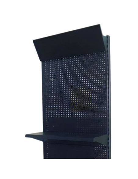 ESTANTERIA / EXPOSITOR DISPLAY 900X450X2200 COLOR NEGRO