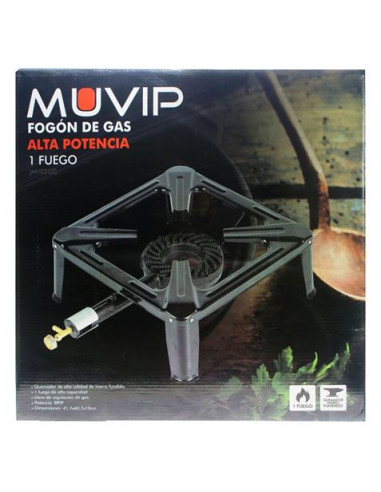 FOGON / HORNILLO DE GAS ALTA POTENCIA 1 FUEGO MUVIP