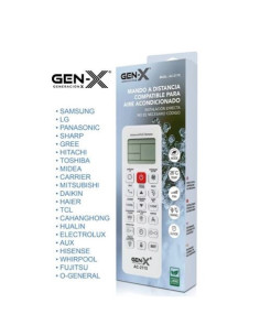 MANDO UNIVERSAL PARA AIRES ACONDICIONADOS AC-2115 GEN-X
