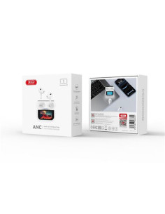 AURICULARES BLUETOOTH CON CANCELACION DE RUIDO TWS X48 BLANCO XO 2