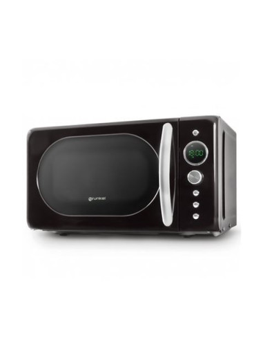 MICROONDAS VINTAGE NEGRO 700W. GRUNKEL