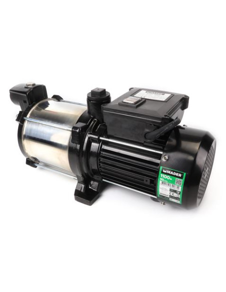 BOMBA ELÉCTRICA MULTICELULAR 1100W 90 L/MIN MADER