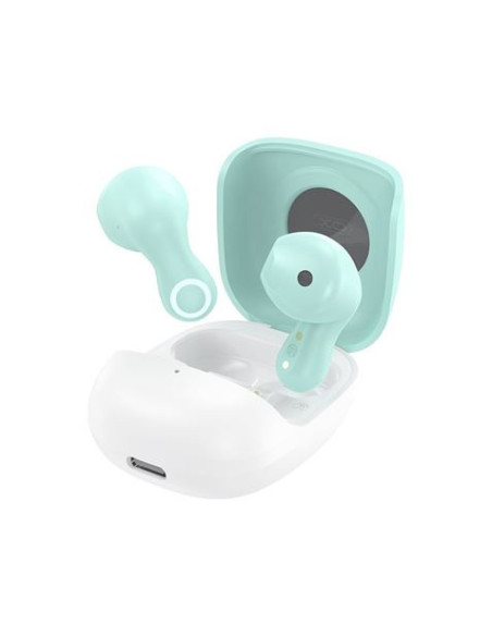AURICULARES BLUETOOTH TWS G28 AZUL CELESTE XO