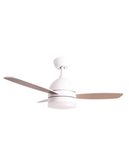 VENTILADOR DE TECHO 70W CON LUZ TRES TONALIDADES BLANCO JOCCA