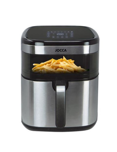 FREIDORA DE AIRE 10 LITROS INOX CON VENTANA JOCCA