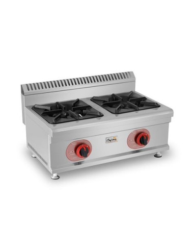 COCINA A GAS PROFESIONAL 2 FUEGOS CHEF PRO