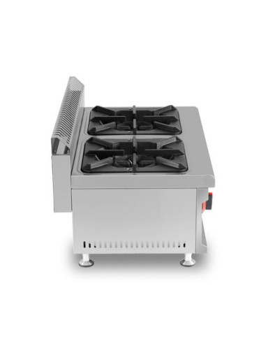 COCINA A GAS PROFESIONAL 2 FUEGOS CHEF PRO