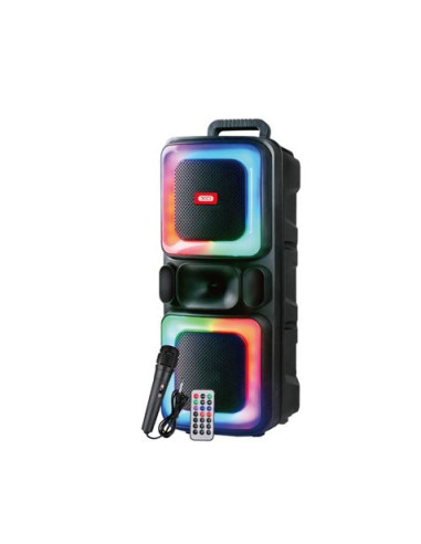ALTAVOZ KARAOKE RGB 20W CON MICROFONO F55 XO