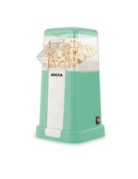 PALOMITERO VINTAGE TURQUESA 1200W EN SOLO 3 MIN SIN ACEITE | INCLUYE VASO