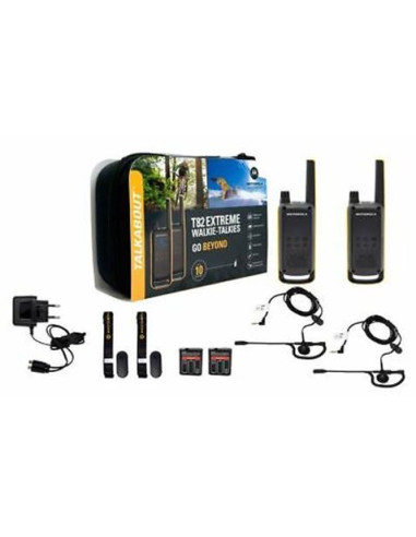 PACK 2 WALKIE-TALKIE MOTOROLA TLKR-T82EXTREME NEGRO