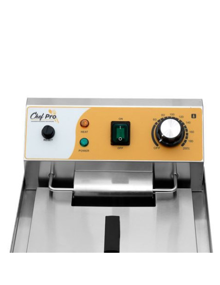 FREIDORA ELÉCTRICA PROFESIONAL 10 LITROS 3000W CHEF PRO