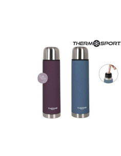 TERMO INOX SOFT TOUCH 750ML 2 COLORES SURTIDOS THERMOSPORT