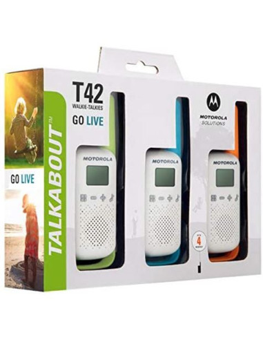 PACK 3 WALKIE - TALKIE MOTOROLA TLKR T42