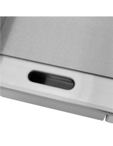 PLANCHA ELÉCTRICA PROFESIONAL SUPERFICIE LISA 3000W CHEF PRO