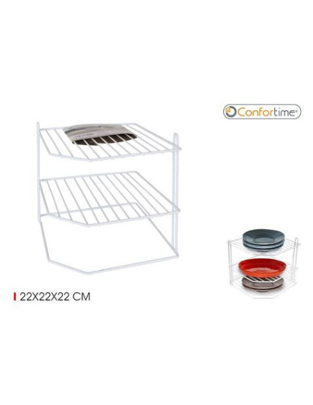 ESTANTE ORGANIZADOR ESQUINERO COCINA BLANCO